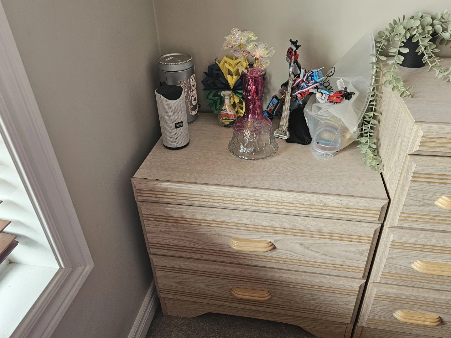 Double bed set with dresser and 2 side tables - photo 2