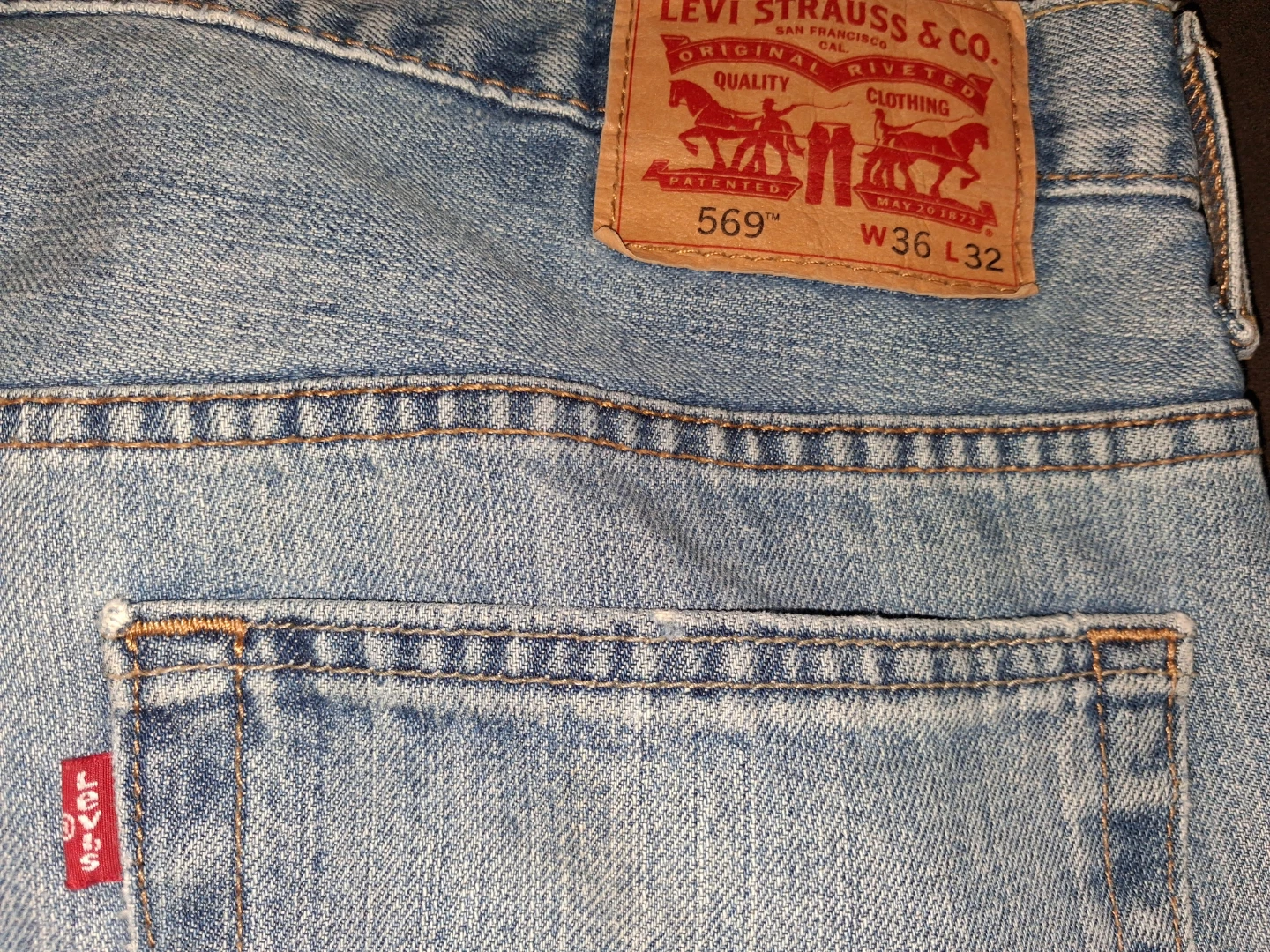 Levi's 569 Loose Straight Jeans W36 L32 - photo 5