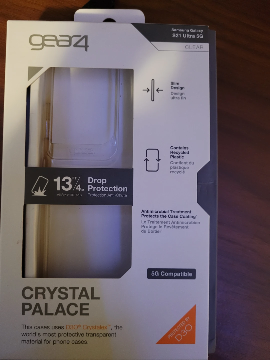 Gear4 Crystal Palace Case for Samsung Galaxy S21 Ultra 5G