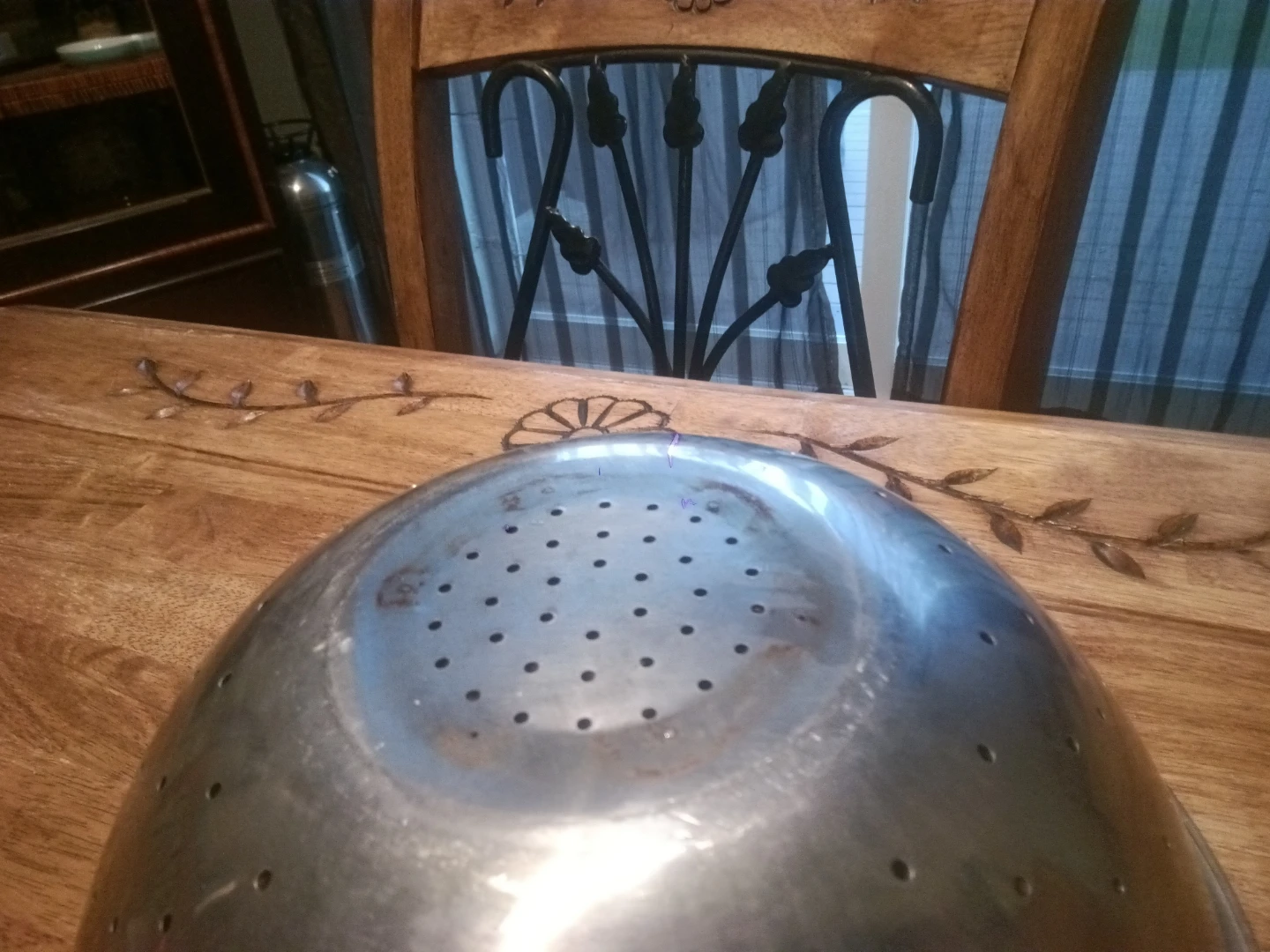 Large Stainless Steel Colander - photo 2