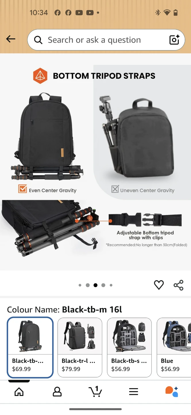 Tarion Compact Camera Backpack 16L - photo 5