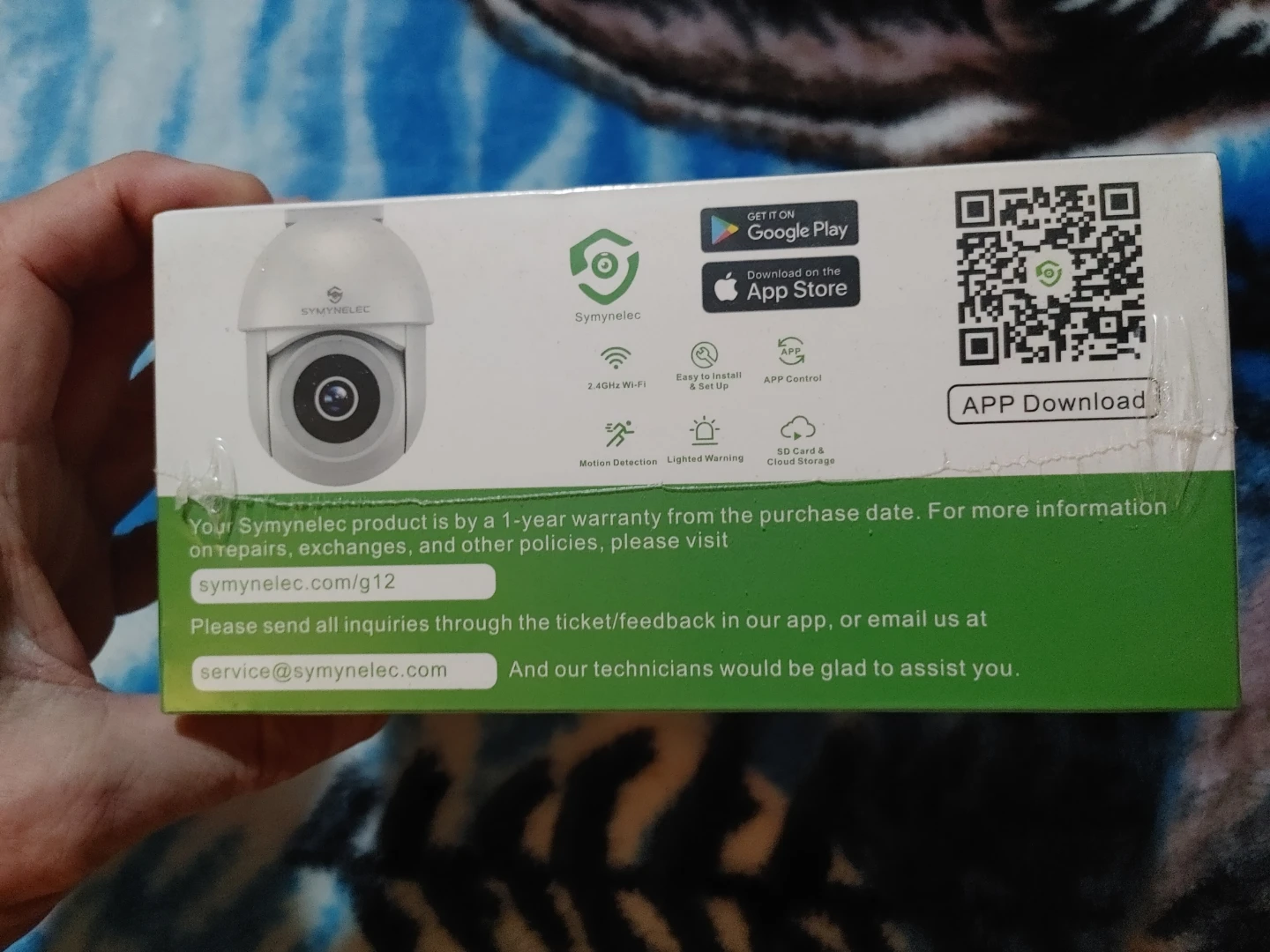 Symynelec G12 2K Outdoor Wi-Fi Security Camera - photo 2