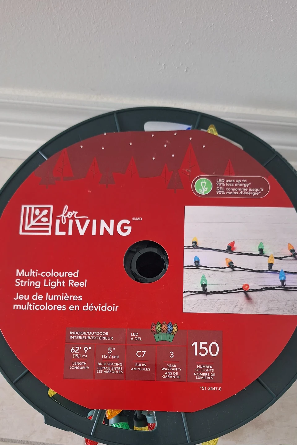 For Living Multi-coloured LED String Light Reel - photo 3