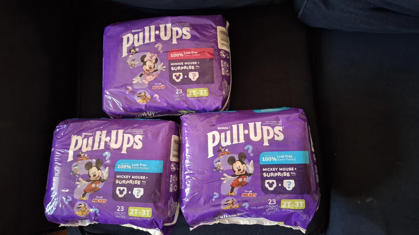 NEW 3 Packs HUGGIES Pull Ups 2T-3T Total 69 count