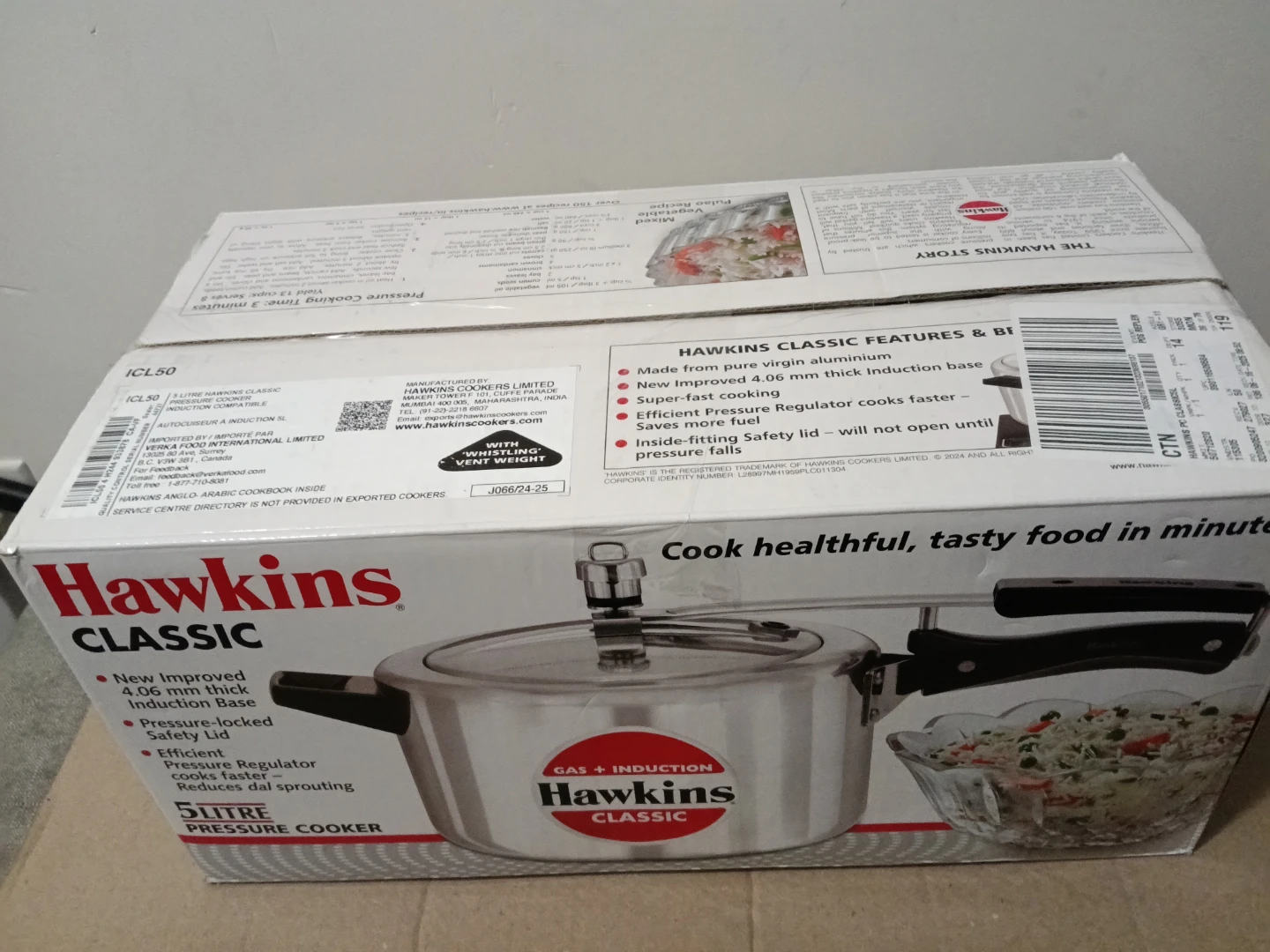Hawkins Classic 5 Litre Pressure Cooker