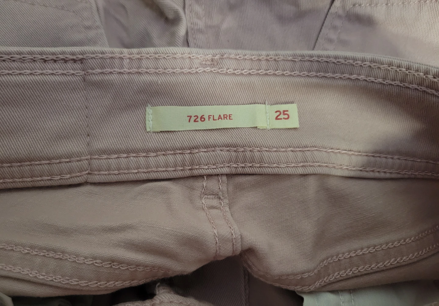 Levi's 726 Flare Jeans Pink Size 25 (0691) - photo 3