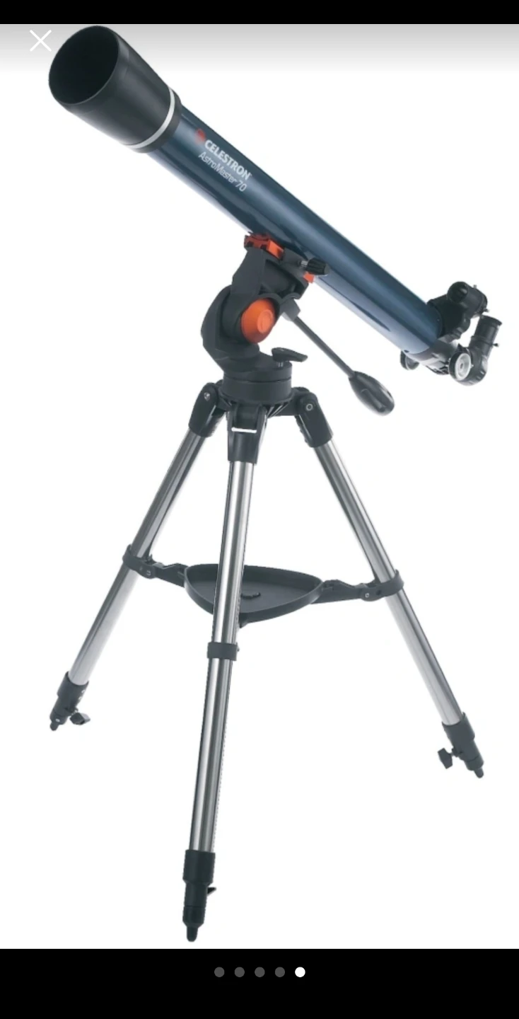 Celestron AstroMaster 70AZ Refractor Telescope - photo 2