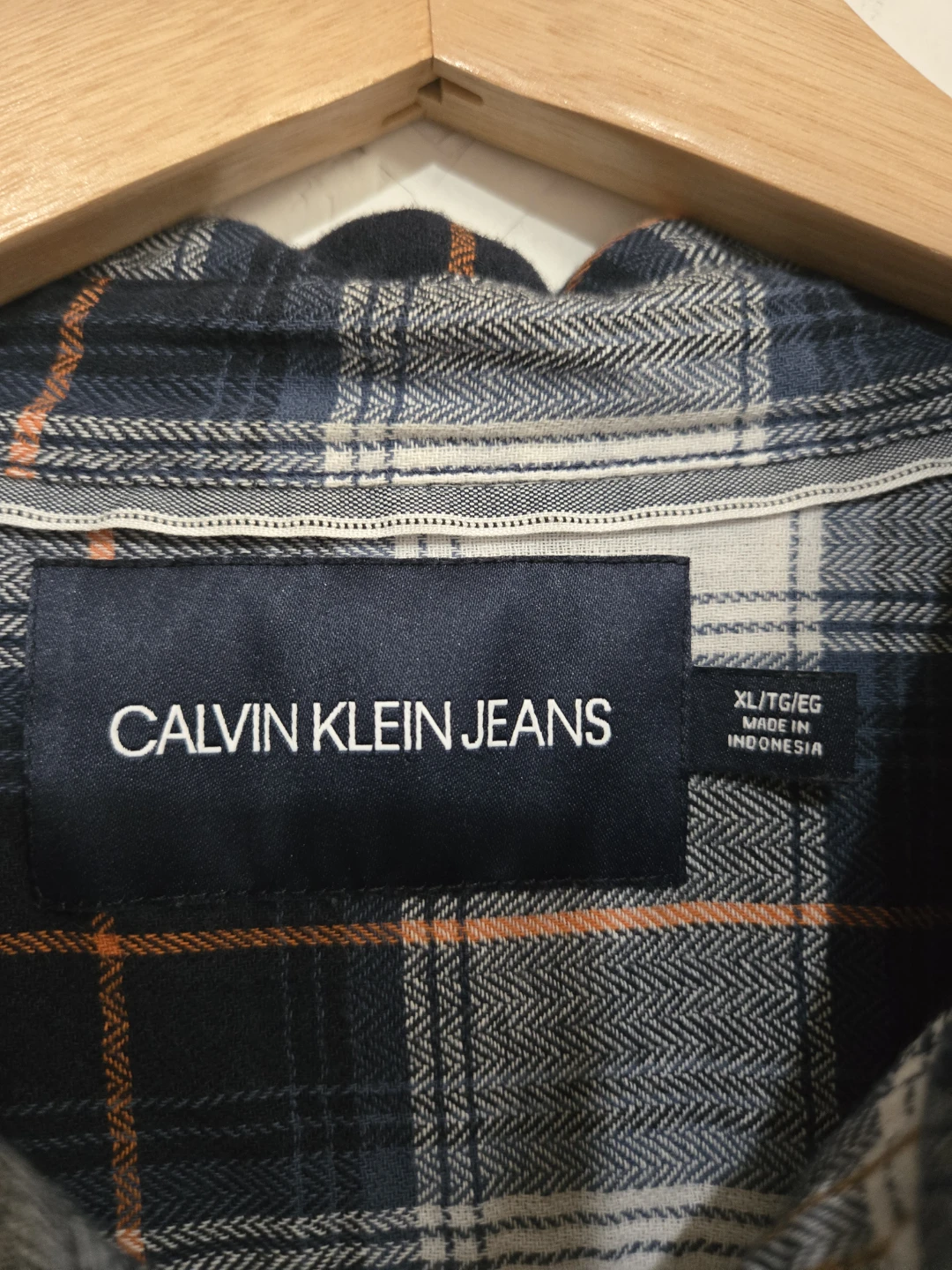 Calvin Klein Jeans Plaid Long Sleeve Shirt XL - photo 5