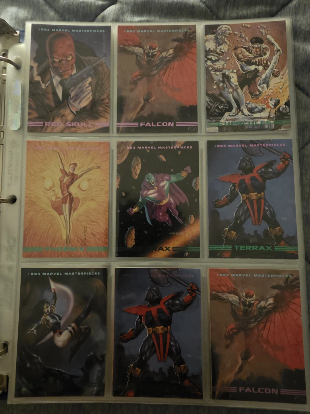 1993 Marvel Masterpieces Trading Card Collection - photo 5