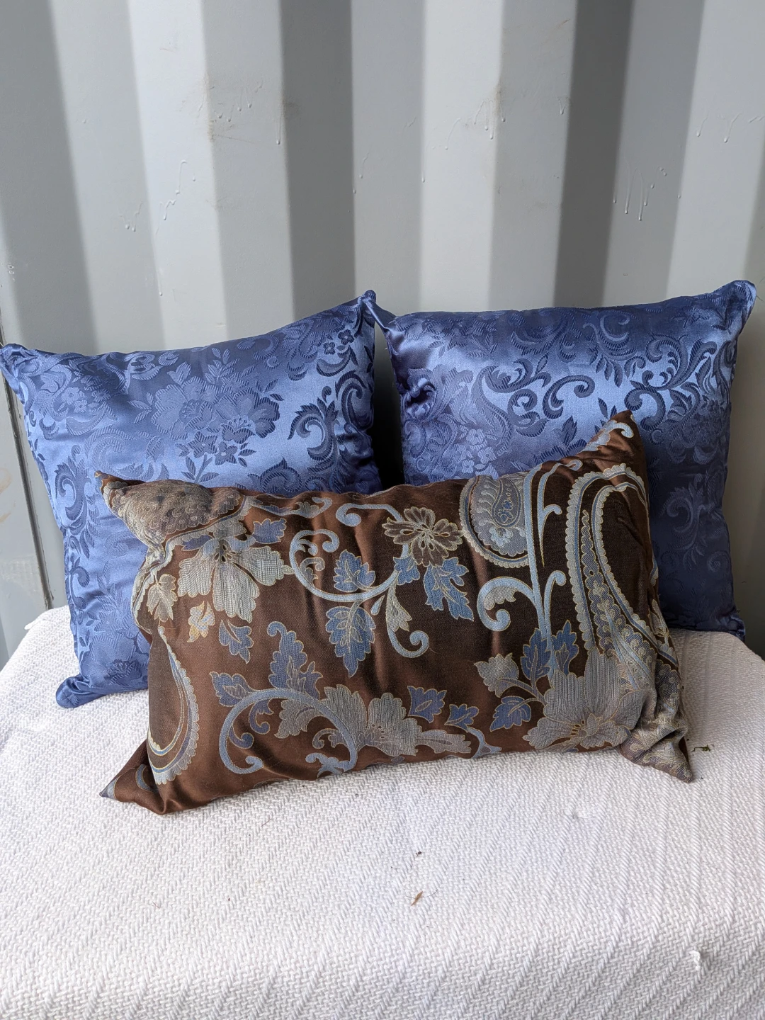Set of Three Decorative Throw Pillows