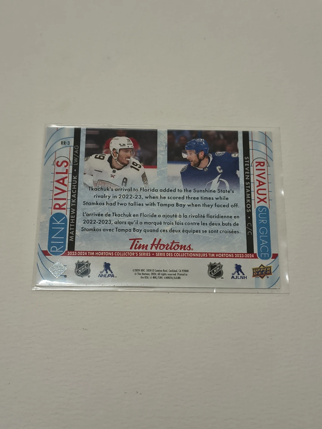 M.?Tkachuk?/?Stamkos #RR-3 2 - photo 2
