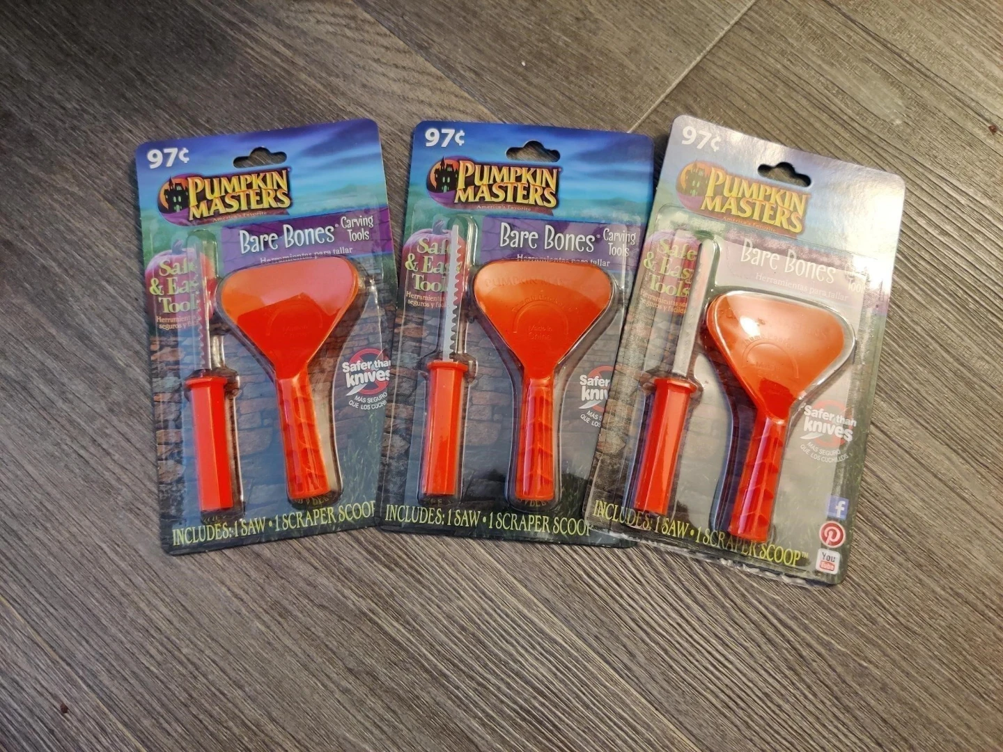 Assorted Halloween Pumpkin Carving Tools and Kits