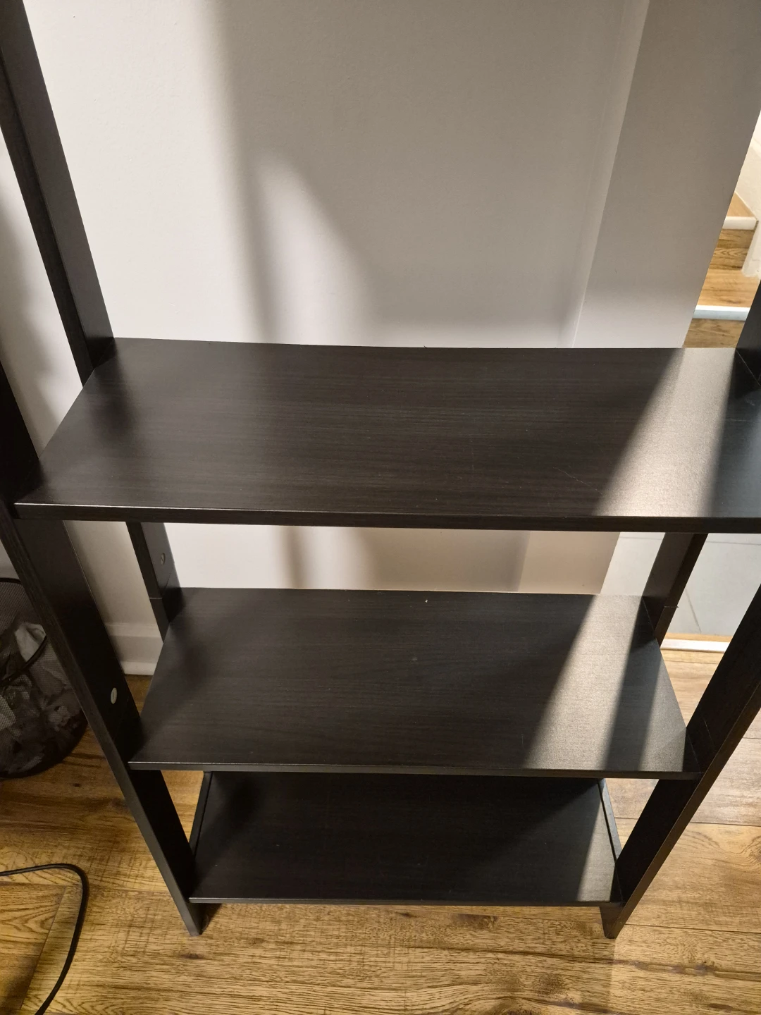Dark Brown 4-Shelf Bookshelf / Shelving Unit - photo 4