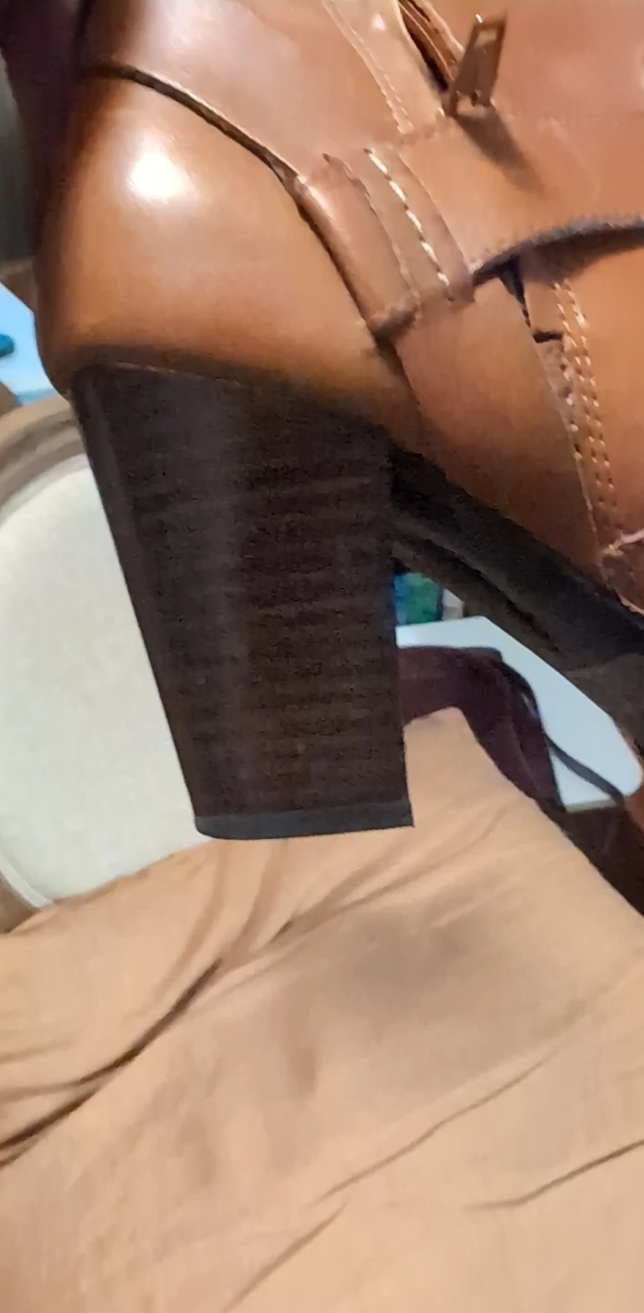 Tan Knee-High Boots