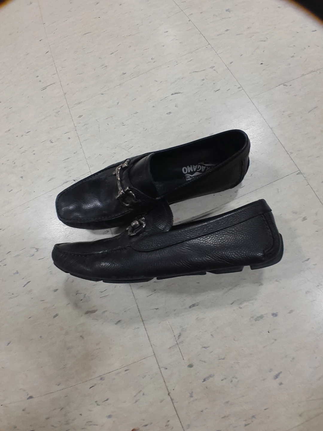 Salvatore Ferragamo Black Loafers Men's Size 8