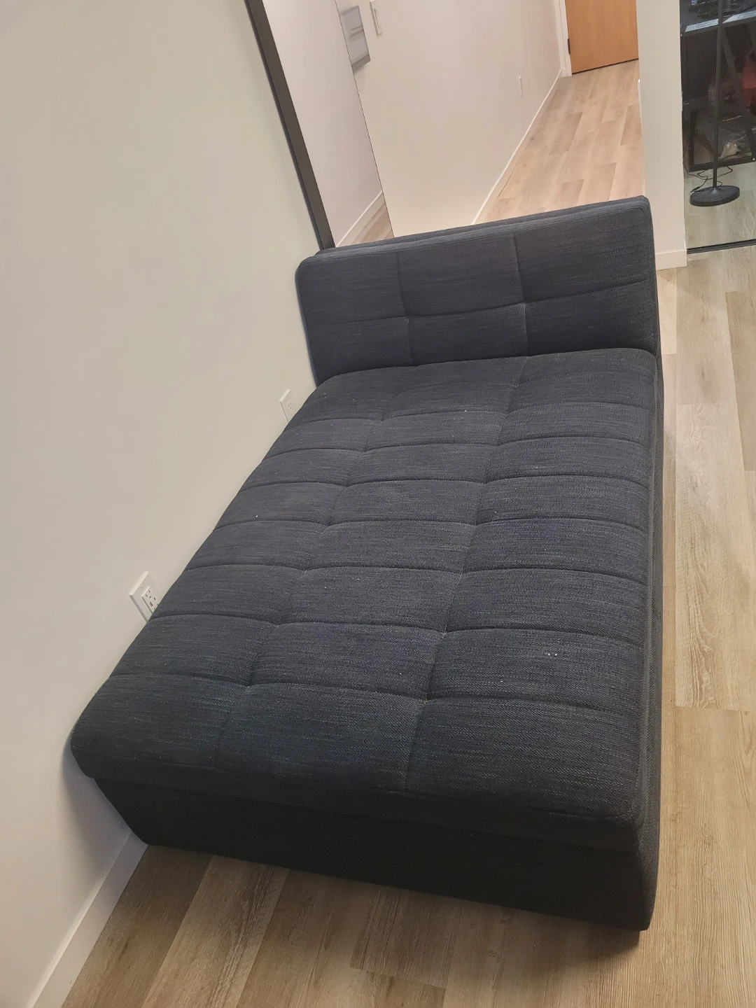 Dark Grey Storage Ottoman Bed - photo 2