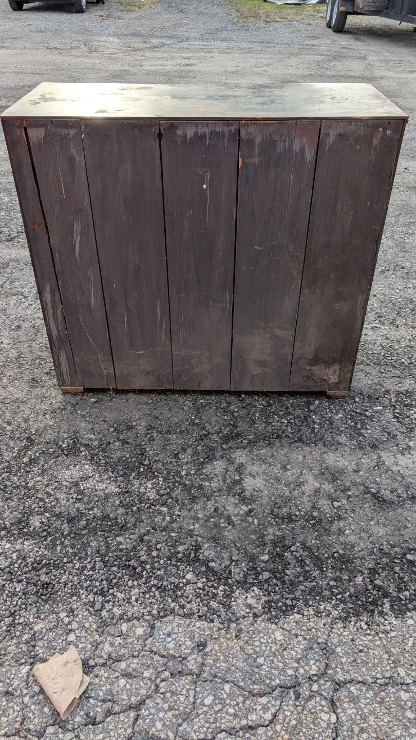 Vintage wooden dresser with 6 drawers - photo 3