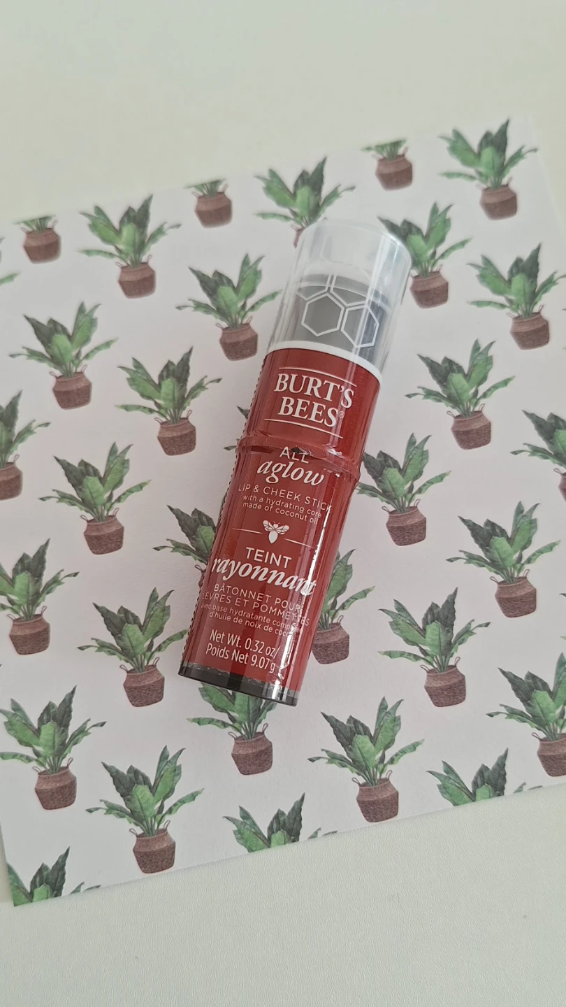 Burt's Bees All Aglow Lip & Cheek Stick - Dahlia Dew