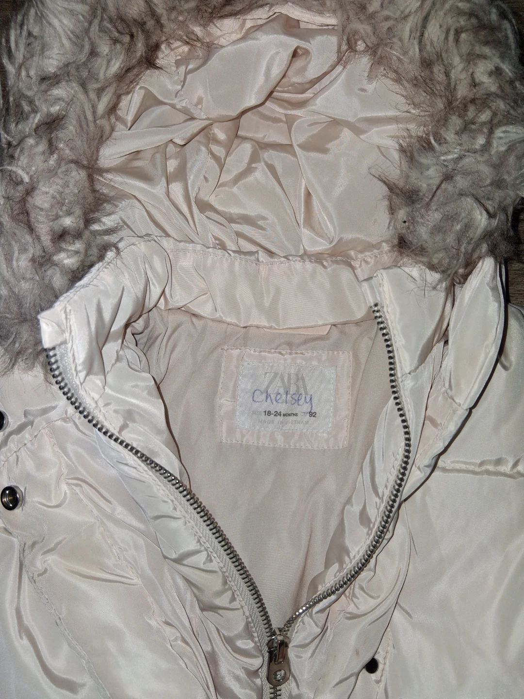 Zara Toddler Winter Parka White - photo 3