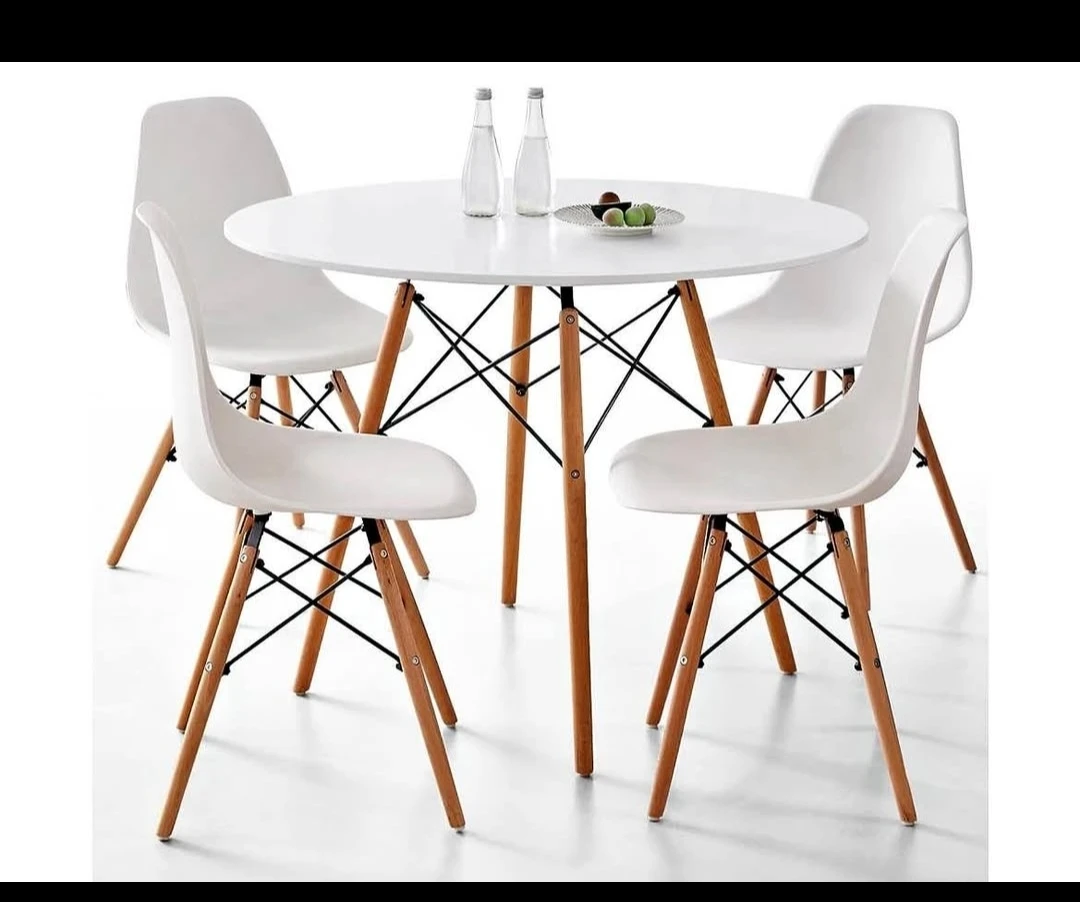 FREE Almsot new set Modern Round Dining Table W 4 Chairs