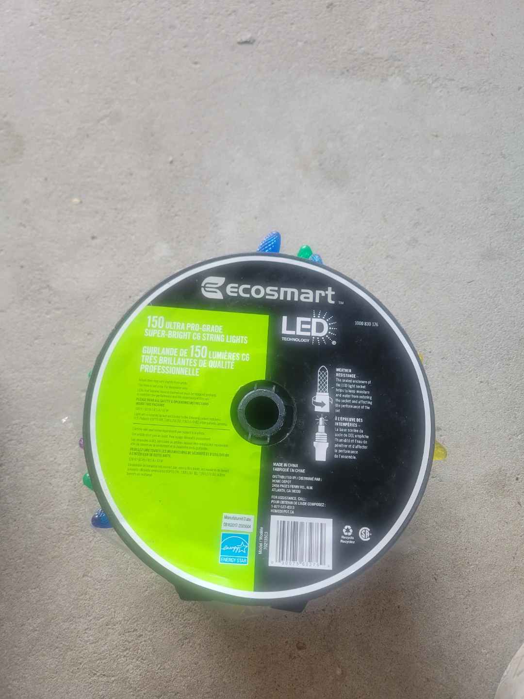 Ecosmart 150 LED C6 Multi-Colour String Lights - photo 2