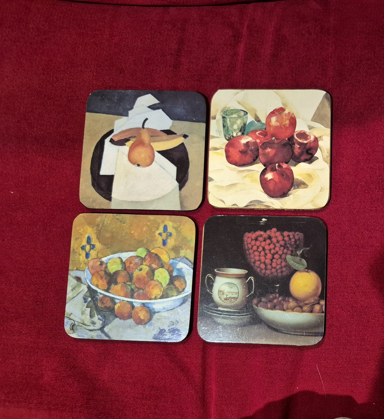 Set of 4 Still Life Art Coasters (Skokie)