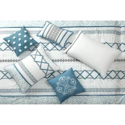 Nanshing Anthony Blue 15-Piece Queen Bed-in-a-Bag Set - photo 2