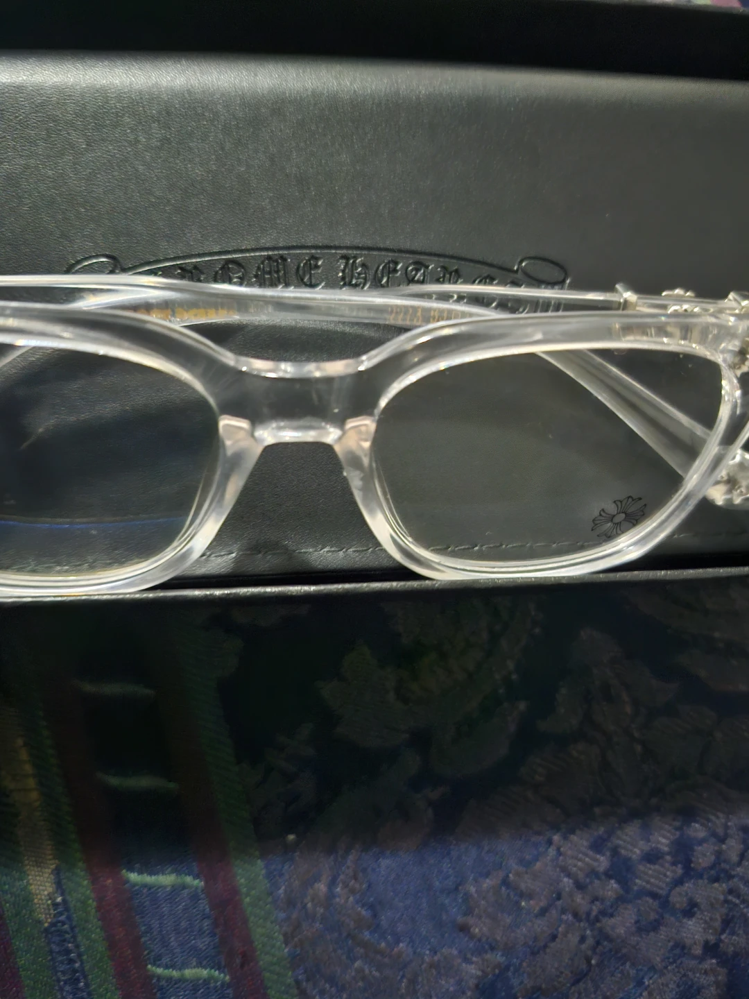 Chrome Hearts Clear Frame Glasses - photo 3
