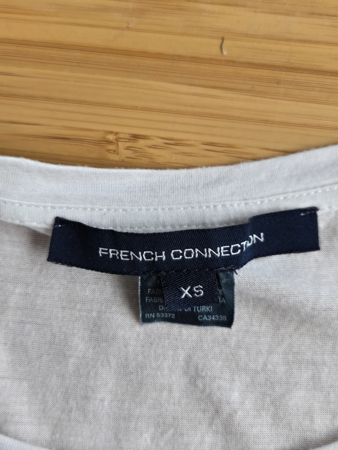 French Connection white peplum top - Size XS - photo 3