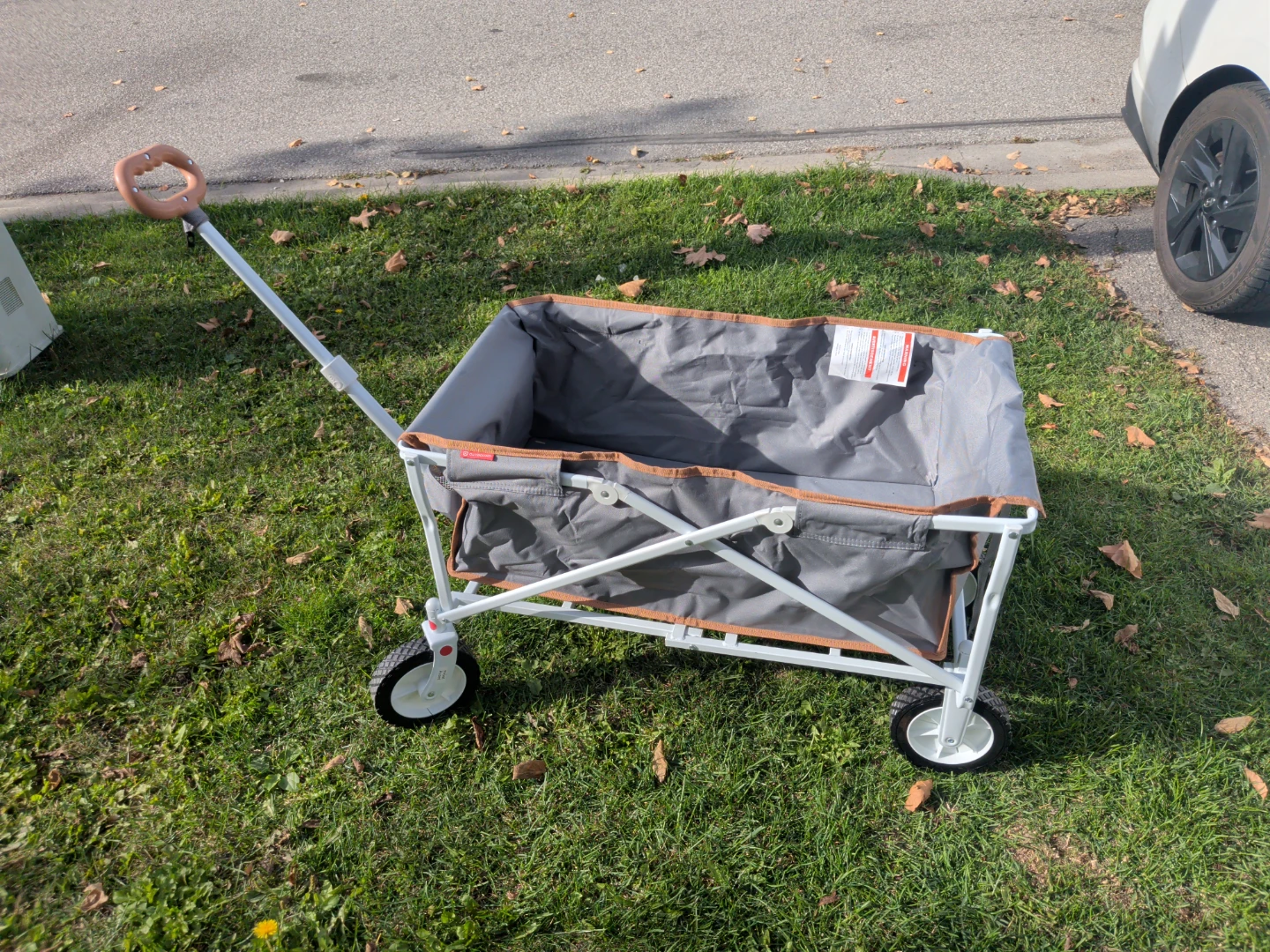 Collapsible Folding Utility Wagon Grey