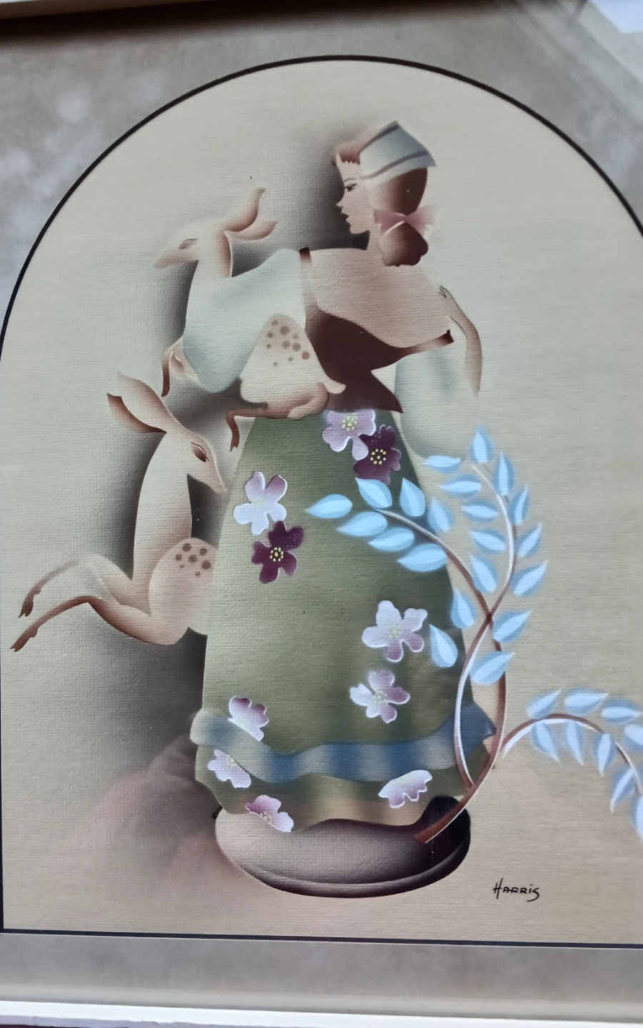 Art Deco Airbrush Painting by Benjamin Jorj Harris - photo 2