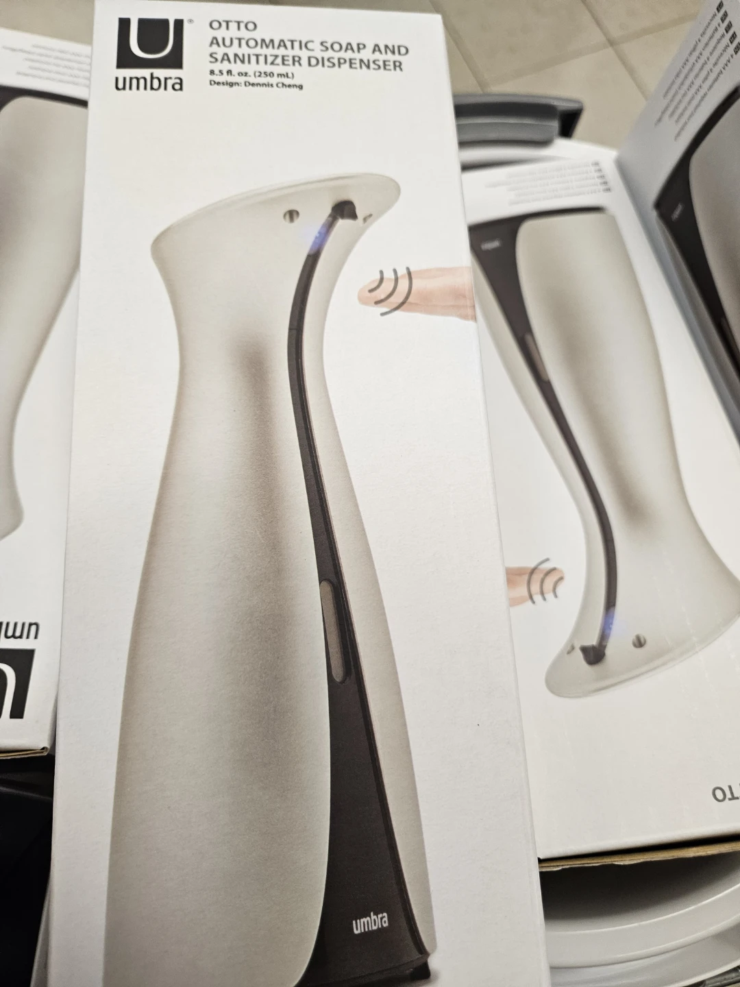Umbra Otto Automatic Soap Dispenser Nickel, BNIB