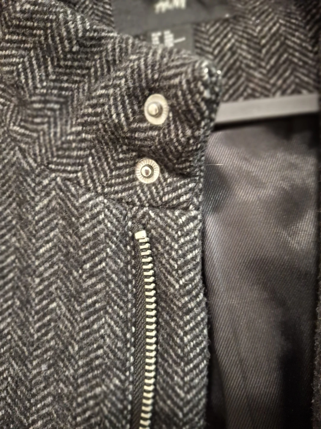 H&M Men's Herringbone Jacket Size 40R - photo 2