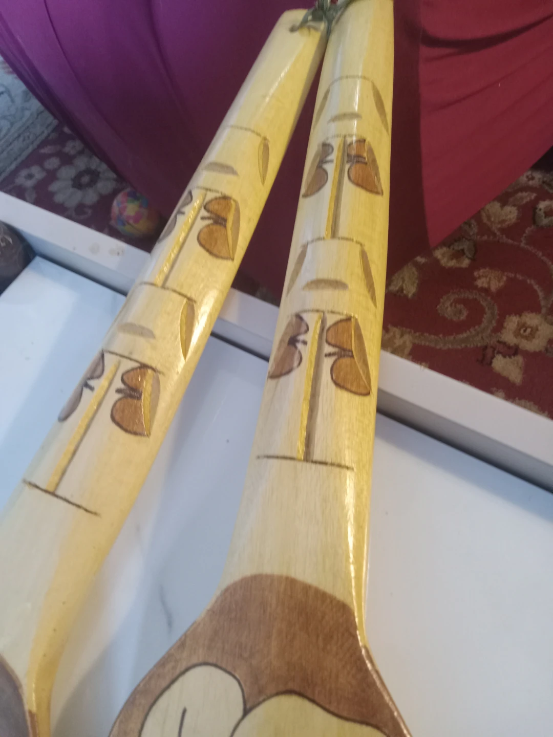 Large Wooden Salad Serving Set - photo 2