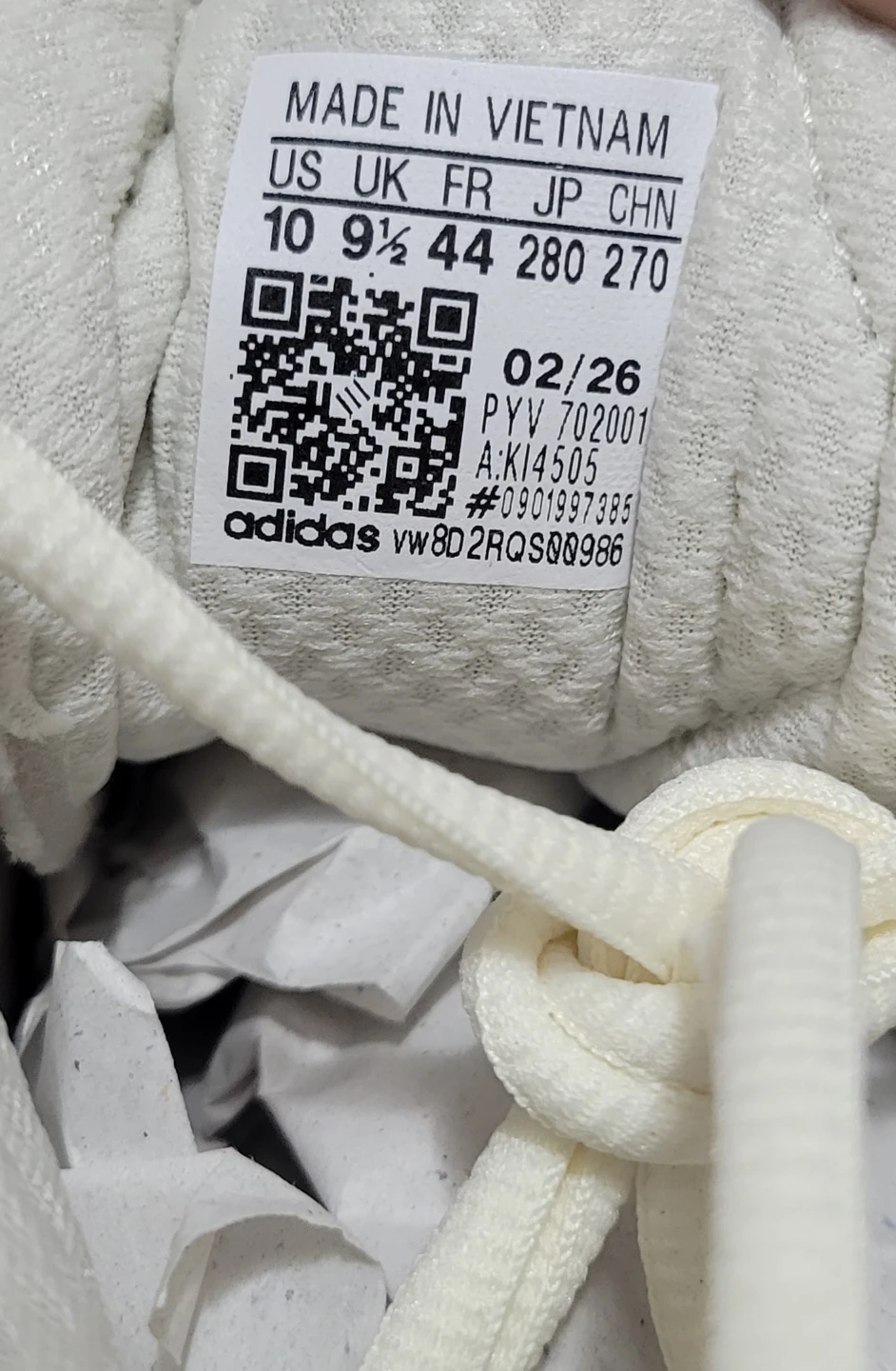 Adidas Adistar Cushion Shoes White and Blue - photo 4