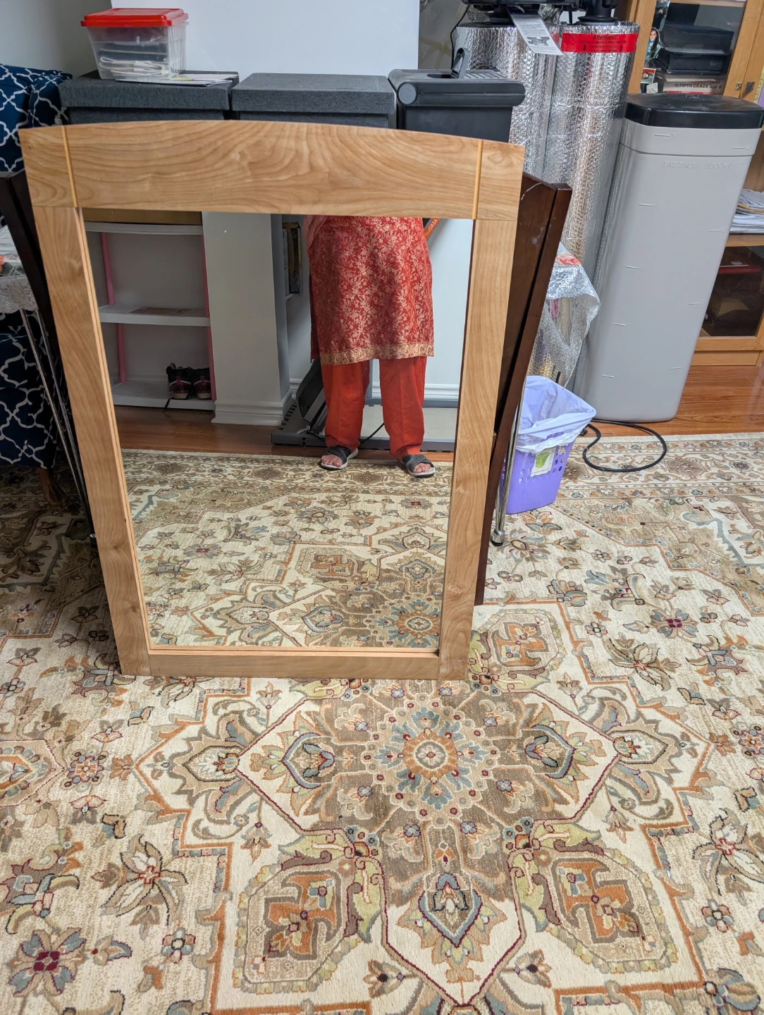 Solid Wood Wall Mirror