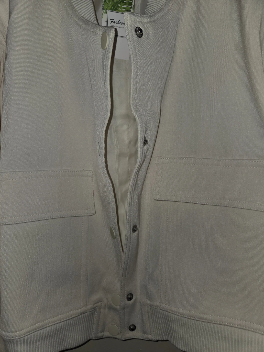 Fashion Classic  Rose-Creme Varsity Jacket in a Ladies L - photo 4