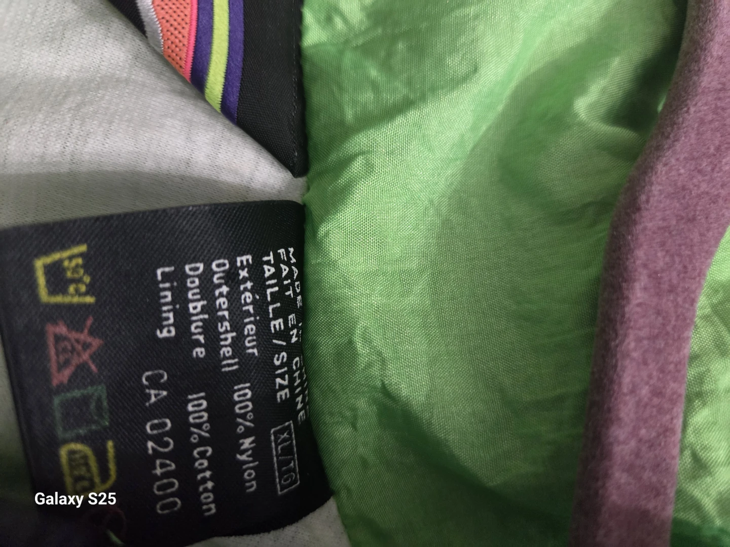 Blue and Green Nylon Pullover Jacket - photo 5
