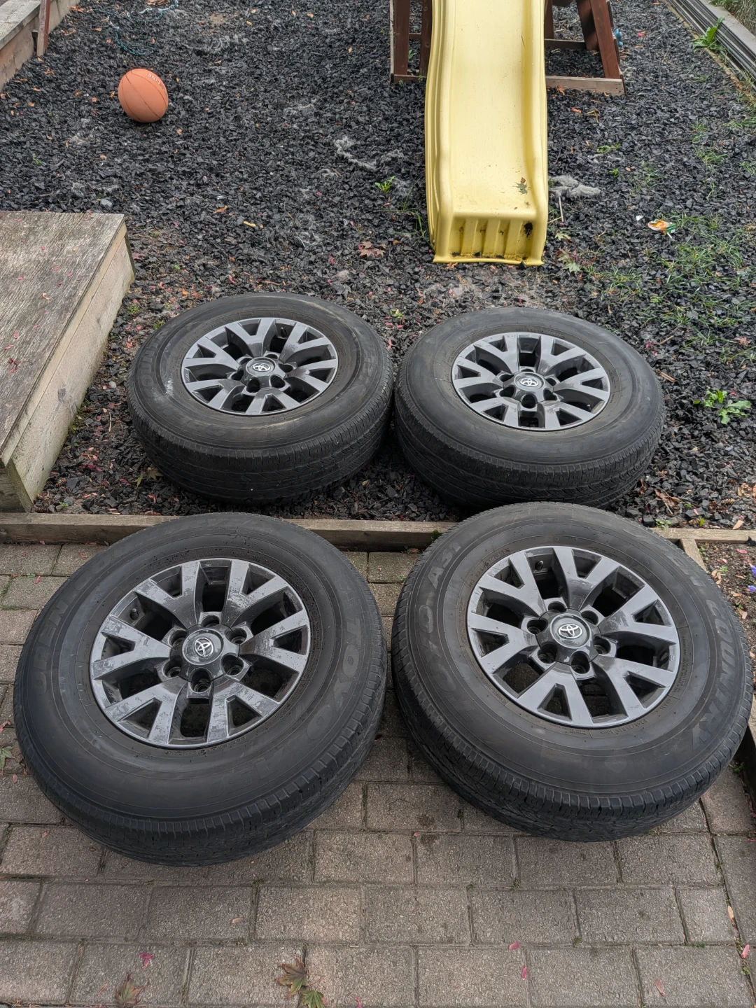 Set of 4 Toyota Wheels and Toyo Tires