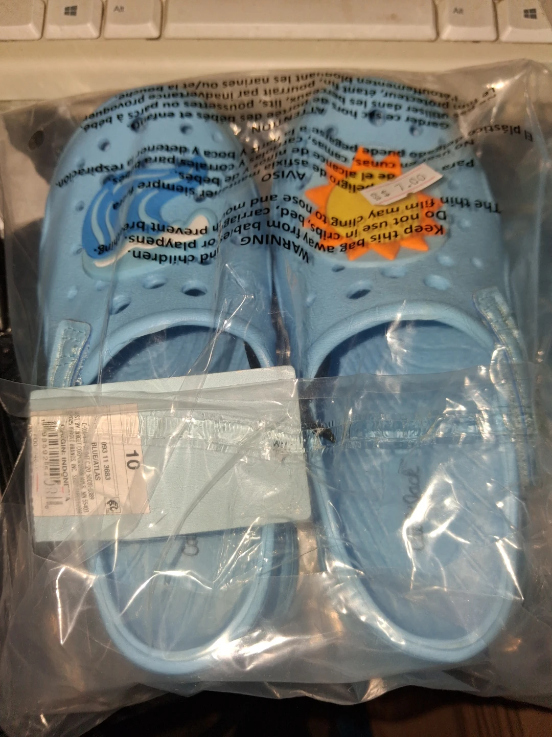 Cat & Jack Toddler Water Sandals Blue Size 10 - photo 3
