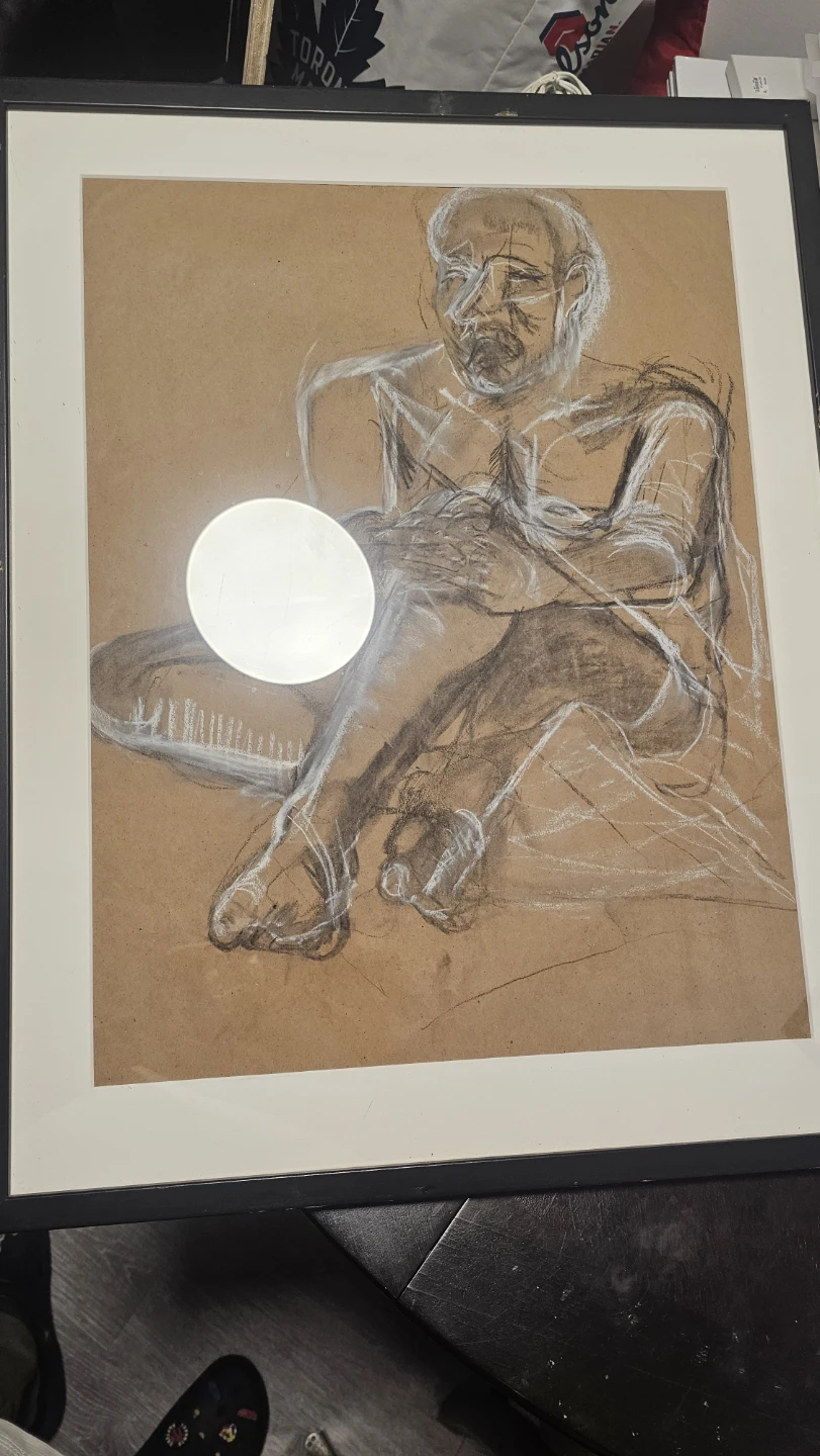 Framed Figure Drawing