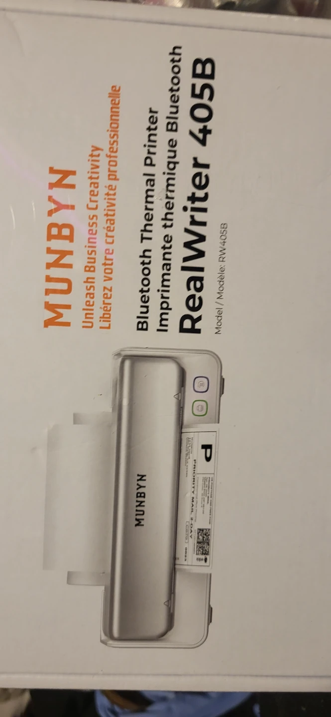 MUNBYN RealWriter 405B Bluetooth Thermal Printer