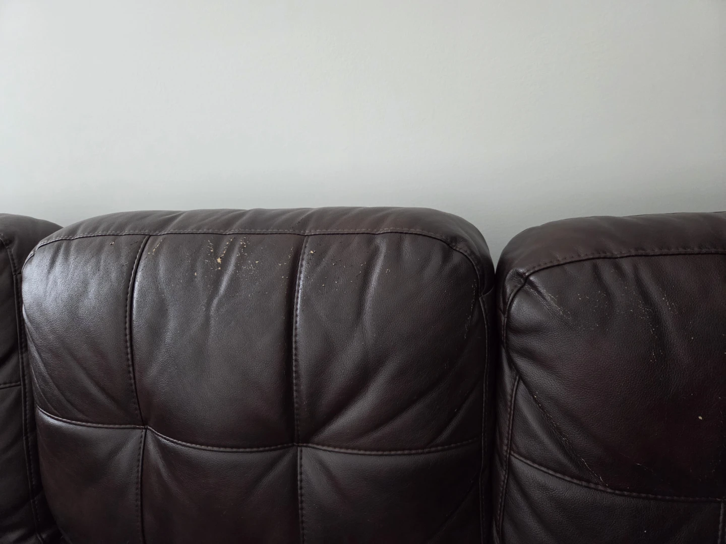 brown faux leather pull-out sleeper sectional with storage - photo 4