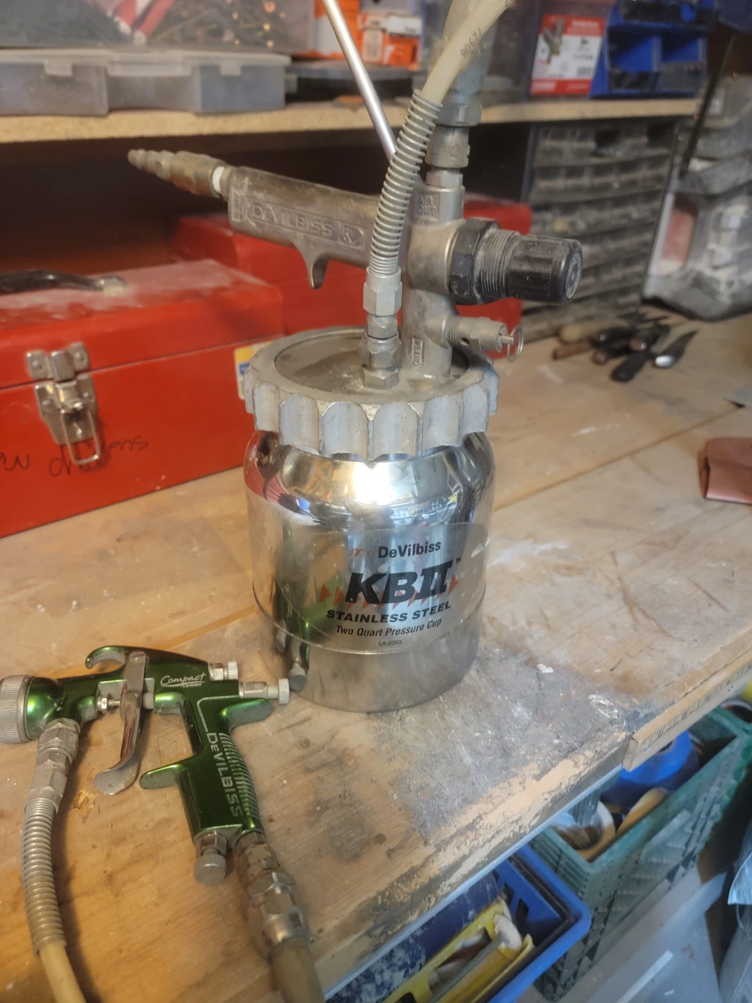 DeVilbiss Compact Spray Gun and KBII Pressure Cup - photo 3