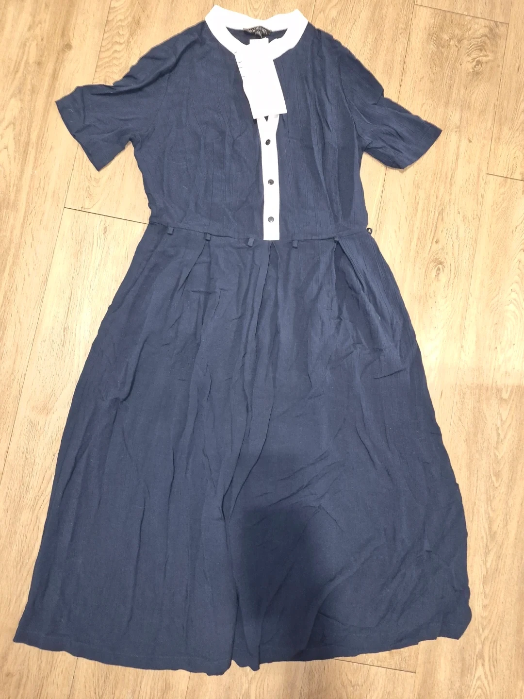 Amoresea Navy Dress Size 38 with a tag - photo 2
