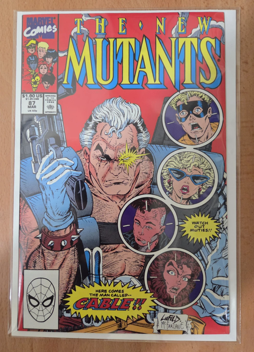 The New Mutants #87 Comic Book - First Appearance Of Cable