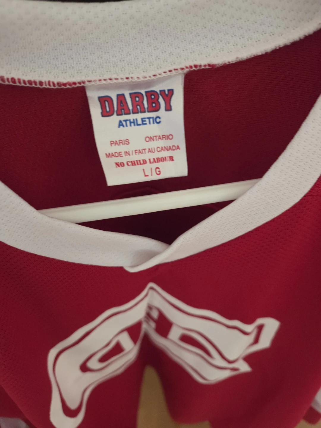 Darby Athletic Hockey Jersey Size Large - photo 2