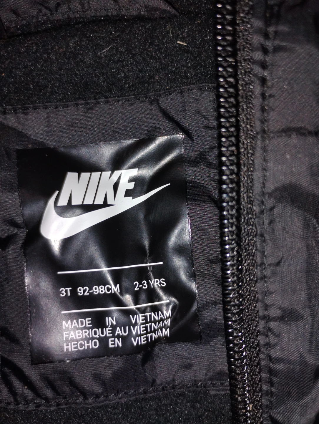 Nike Toddler Hooded Jacket Black - photo 2
