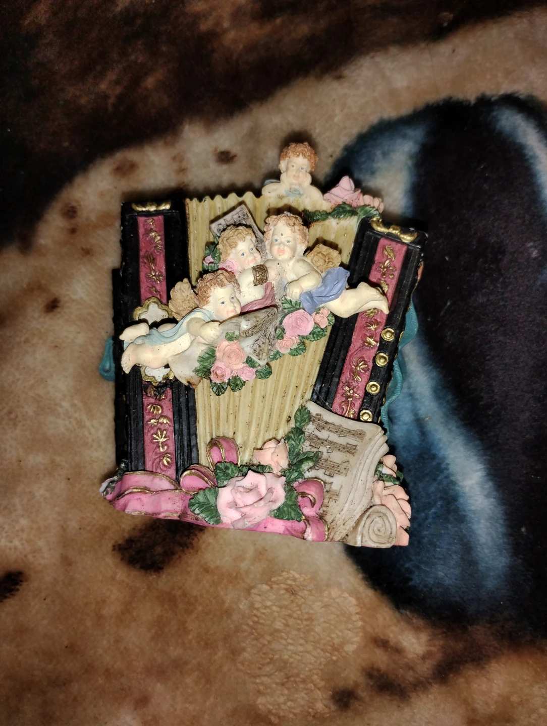 Twinkle Canada Vintage Musical Cherub Accordion Decor