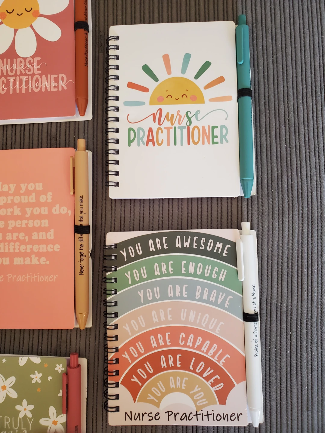 7 Nurse Practitioner Spiral Motivational Notebook and Pen Sets - photo 4